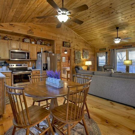Talking Leaves Hot Tub Firepit And Comfy King Beds Villa Ellijay Buitenkant foto